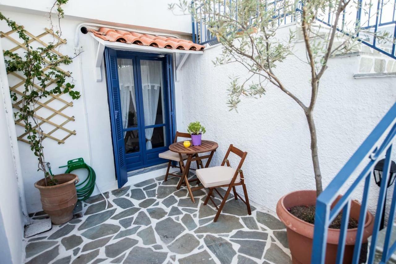 Aquarella-Stylish Veranda Apartment In Centre Of Poros Town Buitenkant foto
