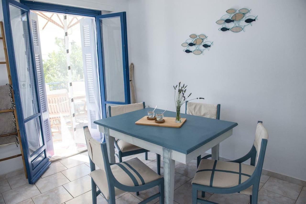 Aquarella-Stylish Veranda Apartment In Centre Of Poros Town Buitenkant foto