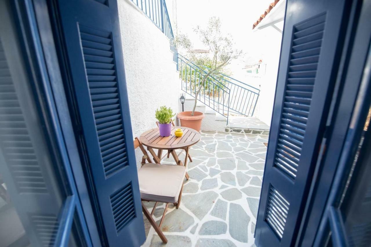 Aquarella-Stylish Veranda Apartment In Centre Of Poros Town Buitenkant foto